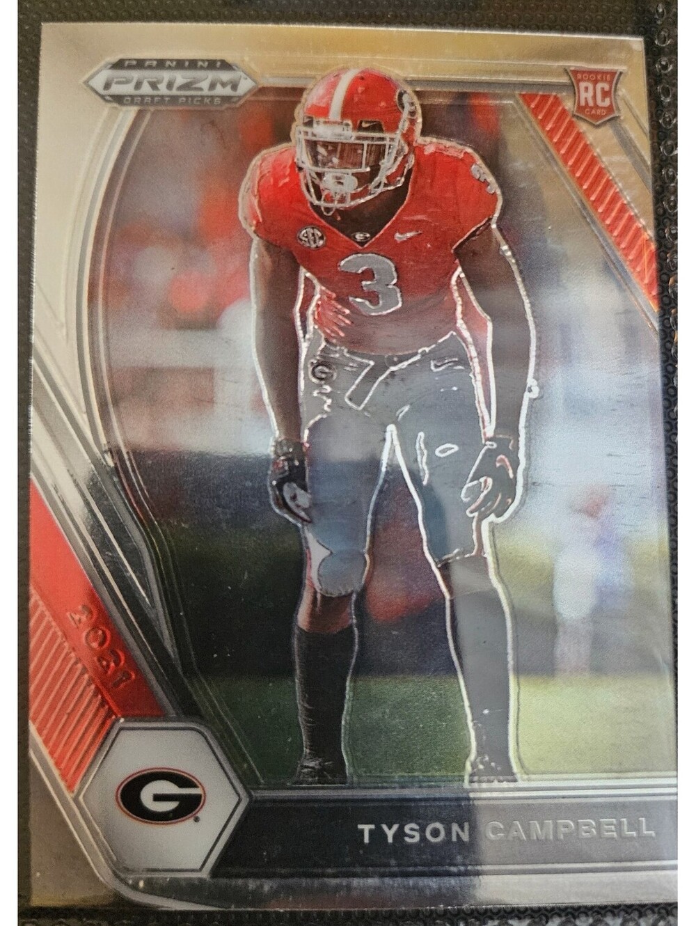 2021 Panini Prizm Draft Picks #155 Tyson Campbell Rookie Card SILVER BASE CARD